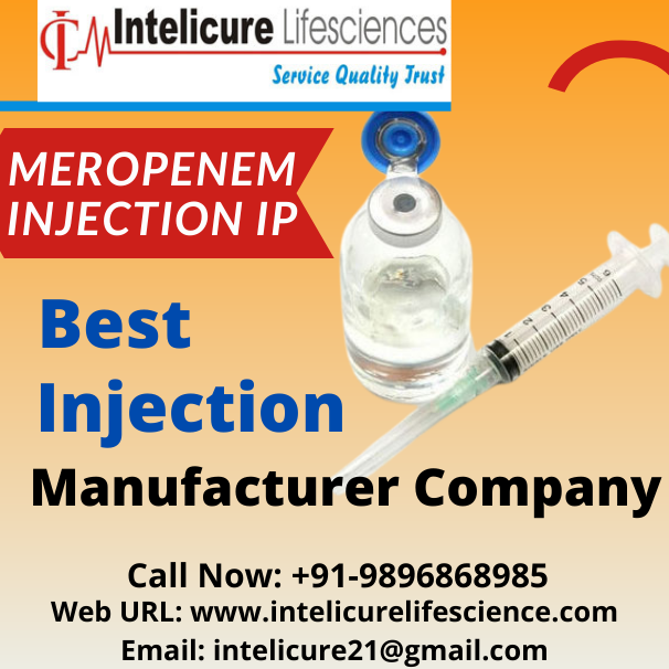 Meropenem Injection Manufacturers in India