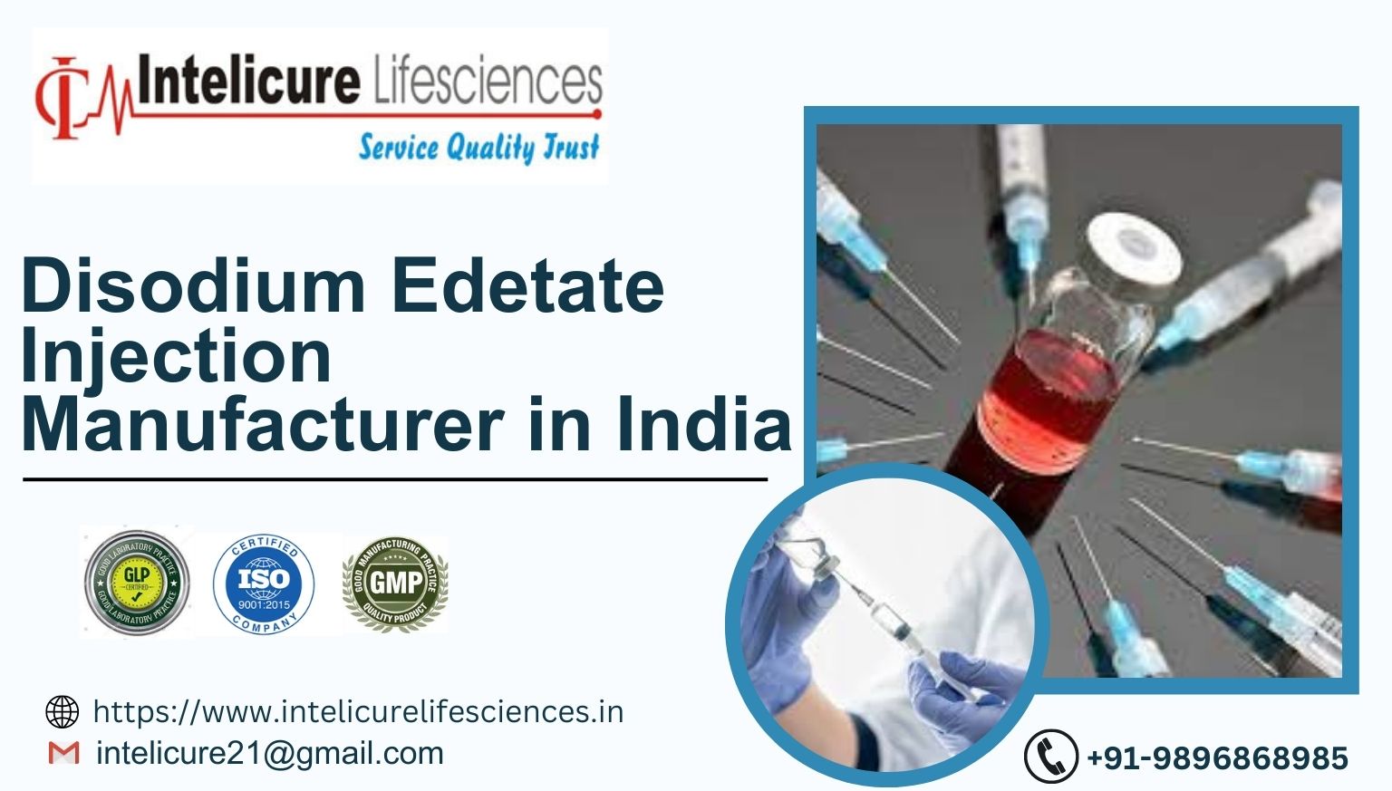 Disodium Edetate Injection Manufacturer in India