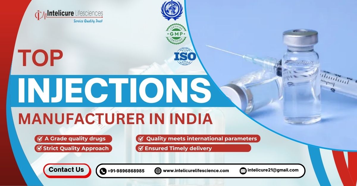 Avail the services of the most experienced and well-established Injections manufacturer in India | Intelicure Lifesciences