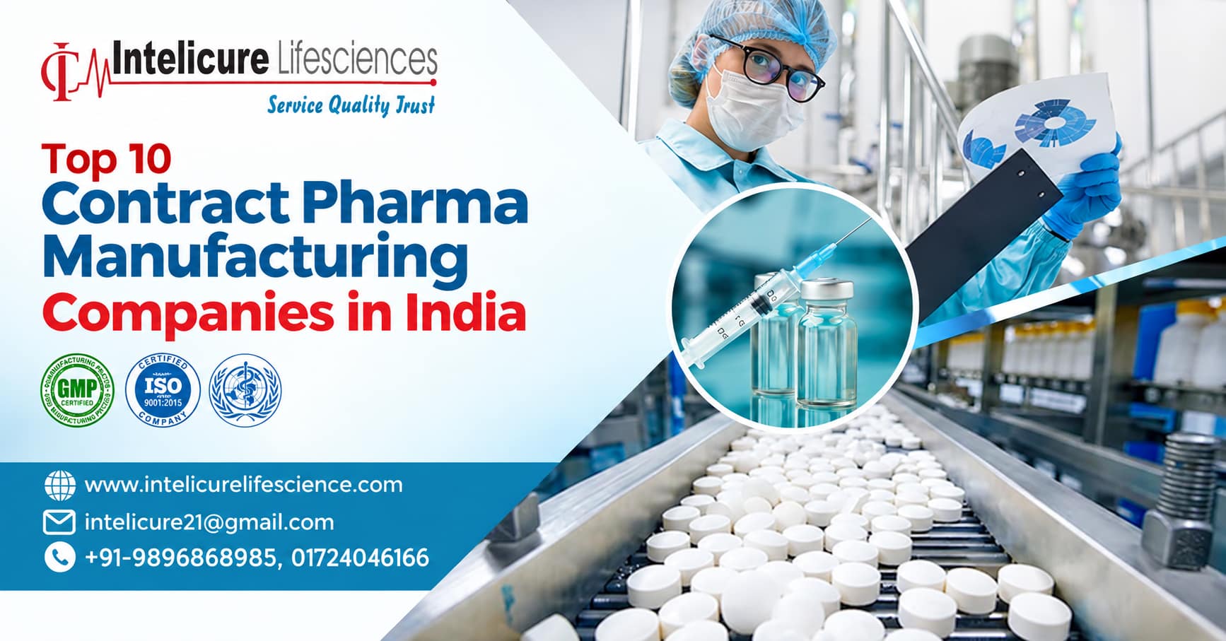 Top 10 Contract Pharma Manufacturing Companies in India